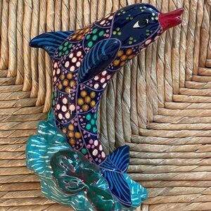 Colorful Dolphin Statue